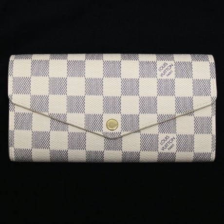 Louis Vuitton Sarah Wallet Damier Azur N63208 #74760
