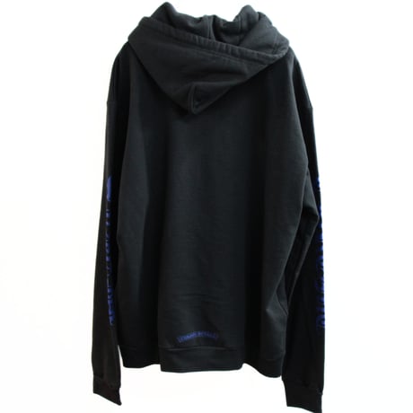 Chrome Hearts Old English logo Pullover Hoodie Black & Blue ＃30463