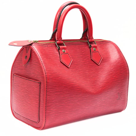 Louis Vuitton Speedy 25 Handbag Epi Leather Red M43017 #73808