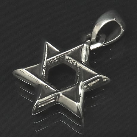 Chrome Hearts Star of David Small Silver Pendant #16693