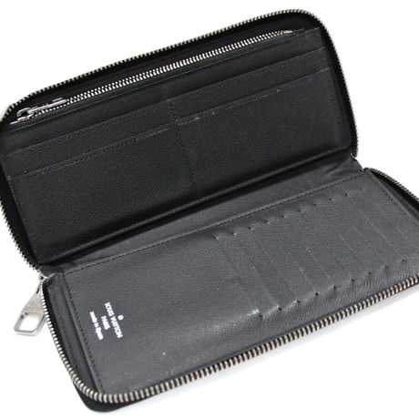 Louis Vuitton Zippy Wallet Vertical Monogram Eclipse Black M62295 #73980