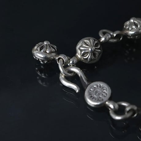 Chrome Hearts Celtic Cross With Crossball Necklace 20in  #30744