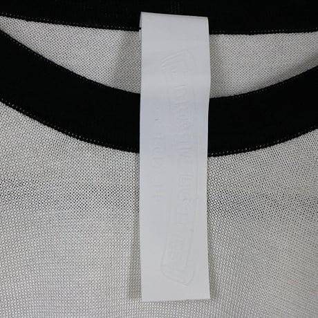 Chrome Hearts Y NOT Triple Cross Patch Long Sleeve White # 31188