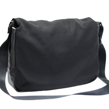 CHANEL Sports Line Messenger Bag Nylon Black #74401