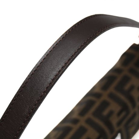 FENDI Mamma Baguette Bag Zucca Canvas ＃75262