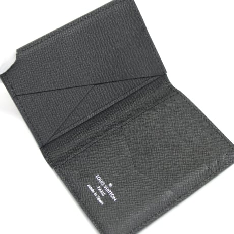 Louis Vuitton Pocket Organizer Card Holder Epi Leather Black M60642 #75257