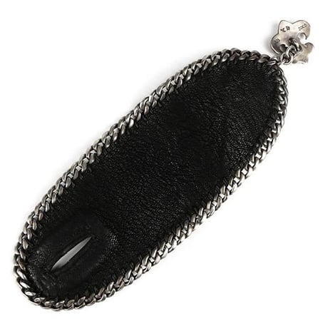 Chrome Hearts BS Fleur Leather Chain Bracelet #31280