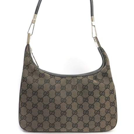 Gucci Shoulder Bag GG Canvas Brown #75243