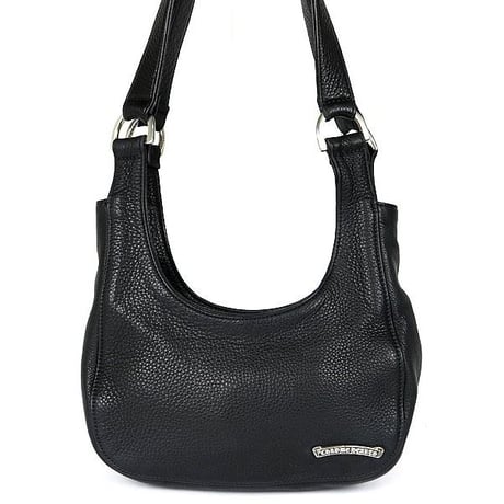 Chrome Hearts HOBO Leather Shoulder Bag Black  #30236