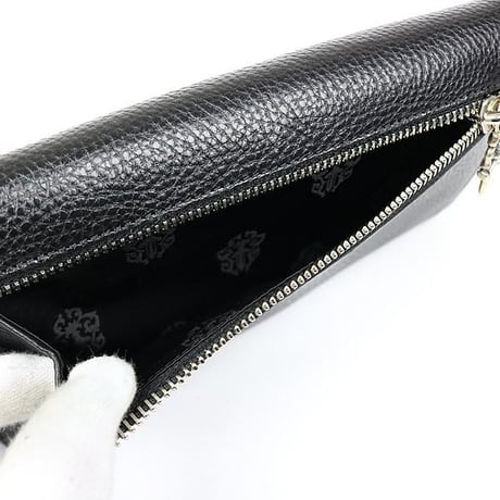 Chrome Hearts Cross Button Wave Wallet (Triple fold Wallet)  #103433