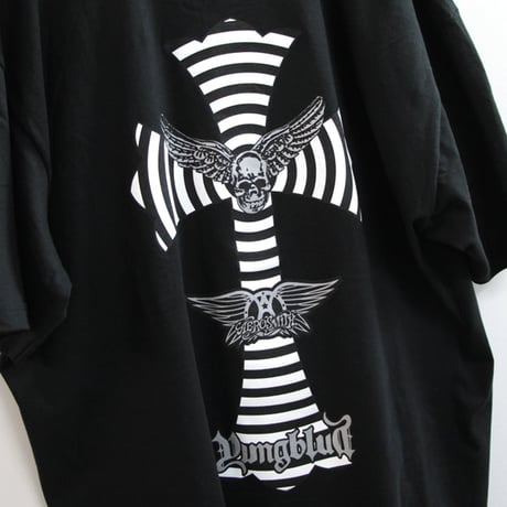 Chrome Hearts YUNGBLUD AEROSMITH T-Shirt Tee Black XXL #30470