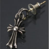 Chrome Hearts Baby Fat Cross Drop Earring #31261