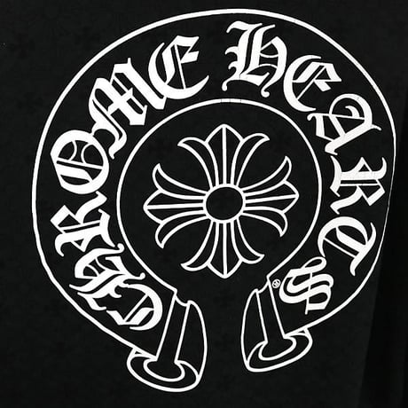 Chrome Hearts CH Plus All-Over Print Horseshoe Pullover Hoodie #30830