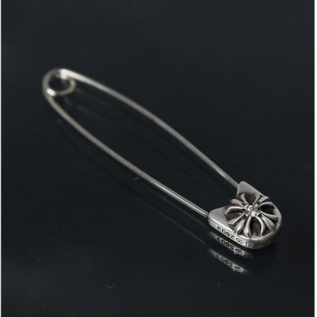 Chrome Hearts Large Safety Pin 1P Diamond Charm #103046