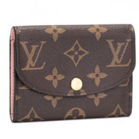 Louis Vuitton Rosalie Coin Purse Monogram Canvas Rose Ballerine M62361 #75136