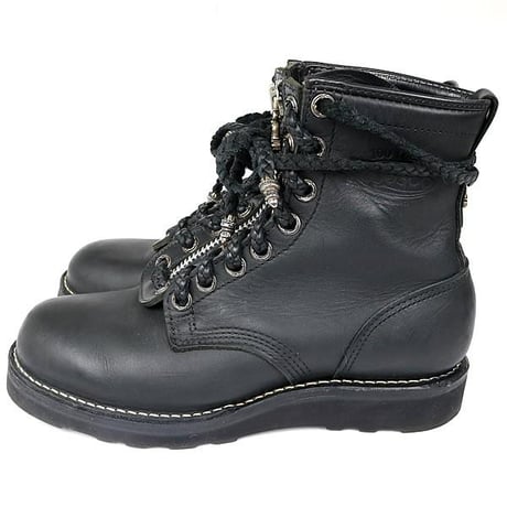 Chrome Hearts WESCO Dagger Zip Fireman Boots #103285
