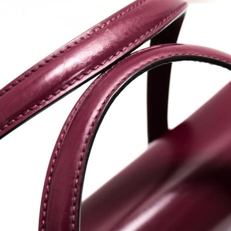 GUCCI Lady Lock Satchel Bag Leather Purple #74865