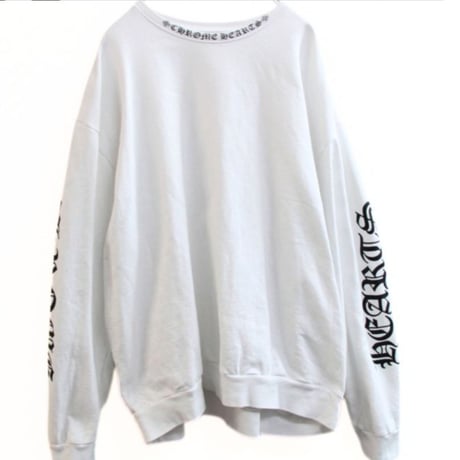 Chrome Hearts Neck Logo Sweatshirt White #30567