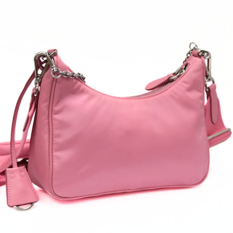 PRADA Re-Edition Shoulder Bag Nylon Pink #72449