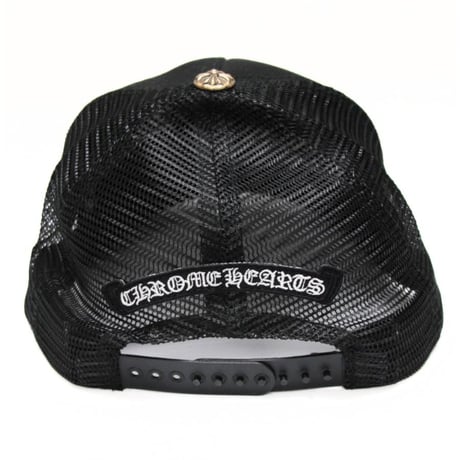 Chrome Hearts Small Cross Trucker Cap Black #31016