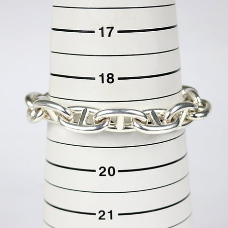 HERMES Chaine d'Ancre TGM Bracelet 13 Links Silver925 #31385