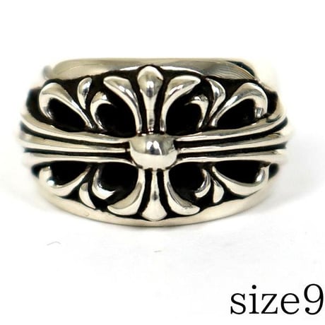 Chrome Hearts Floral Cross Ring #103557