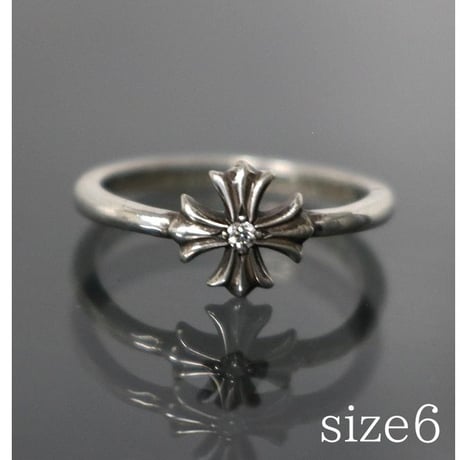 Chrome Hearts Bubblegum CH Plus 1P Diamond Ring #102688