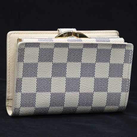 Louis Vuitton Portefeuille Viennois Bifold Wallet Damier Azur M61676 #74937