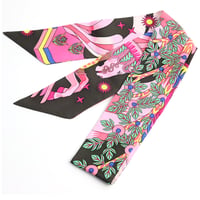 HERMES Twilly Scarf Silk Pink #19190
