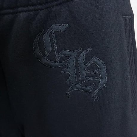 Chrome Hearts CH Logo Embroidered Sweatpants Black #102022