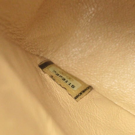 CHANEL Classic 25 Medium Double Flap Bag Quilted Caviar Beige ＃74654