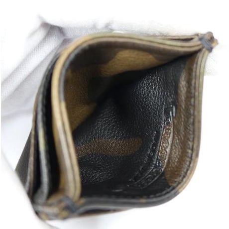 Chrome Hearts Double-Side Leather Card Case with Camo Pattern  #30278