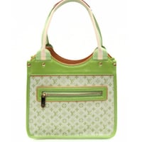 Louis Vuitton Sac Kathleen Handbag Monogram Mini Lin Lime Green M92931 #75328