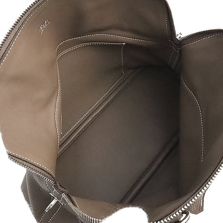 HERMES Bolide 31 Handbag Taurillon Clemence Leather Etoupe ＃19121