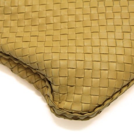 BOTTEGA VENETA Hobo Bag Intrecciato Leather Mustard Yellow #75038
