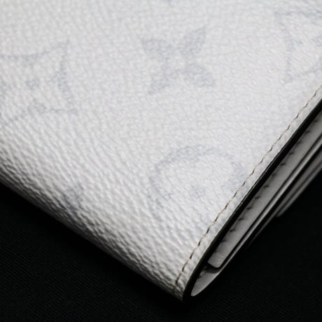 Louis Vuitton Discovery Compact Wallet Taigarama Leather Antarctica M67621 #74237