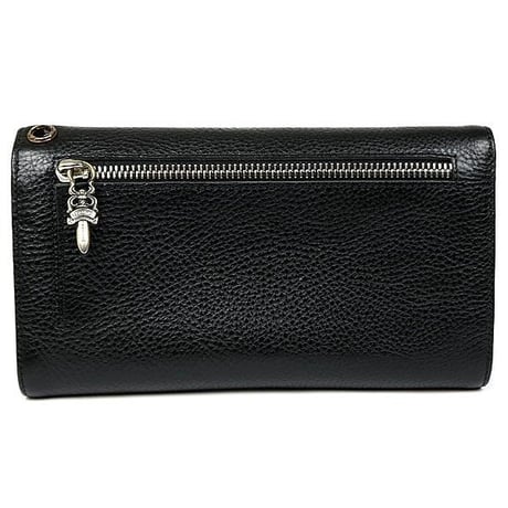 Chrome Hearts Cross Button Wave Wallet (Triple fold Wallet)  #103433