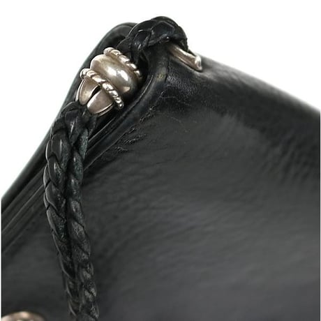 Chrome Hearts 2ZIP Strap Wallet Black   #101659