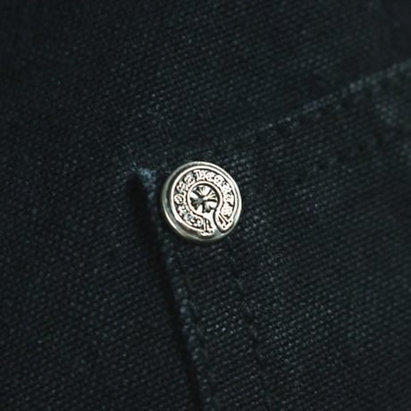 Chrome Hearts Cross Patch Carpenter Double-Knee Shorts #103336