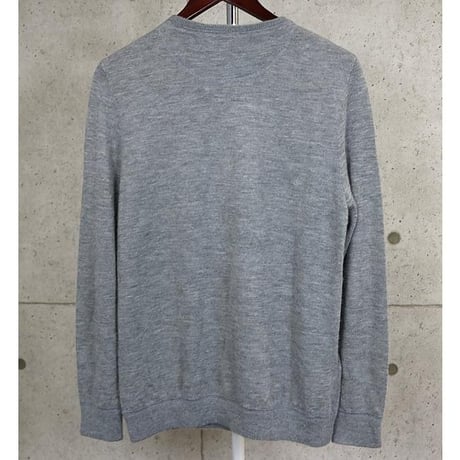 Chrome Hearts CH Plus Patch Cashmere Knit Sweater Gray #101477