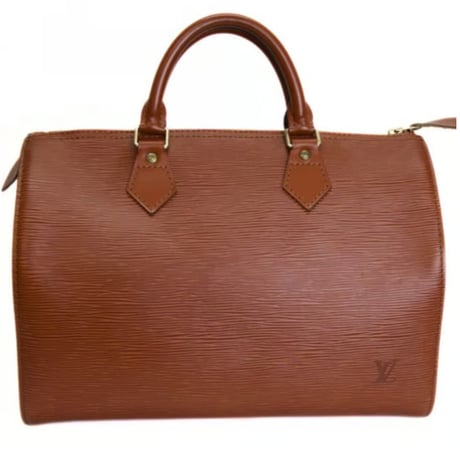 Louis Vuitton Speedy 30 Handbag Epi Leather Brown M43003 #72722