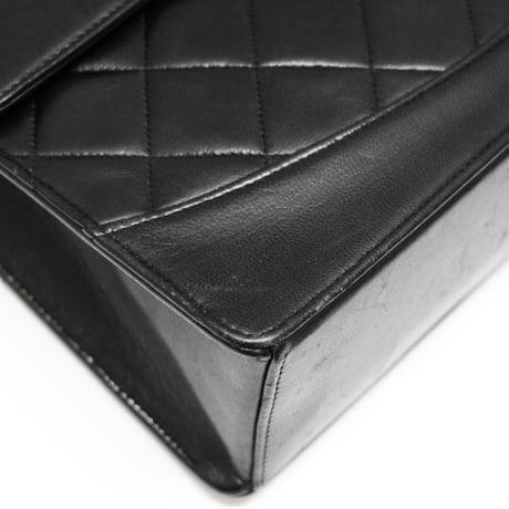 CHANEL 2.55 Vintage Reissue Flap Bag Quilted Lambskin Black #71928