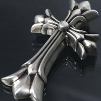 Chrome Hearts Double CH Cross Pendant Large #102521