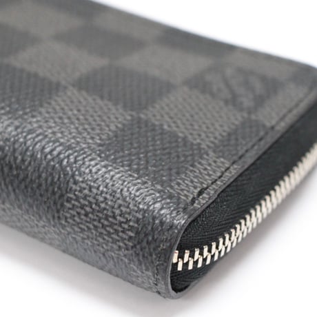 Louis Vuitton Zippy Coin Purse Damier Graphite Canvas N63076 #74278