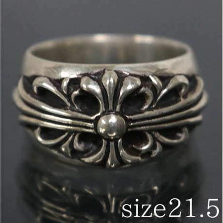 Chrome Hearts Floral Cross Ring #103155