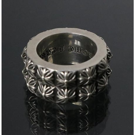 Chrome Hearts Double Pete Punk Ring #103054