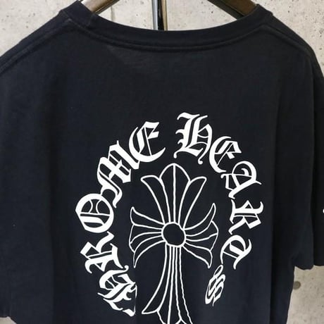 Chrome Hearts Neck Logo CH Cross Circle Logo T-Shirt #31404