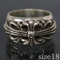 Chrome Hearts Floral Cross Ring #103067
