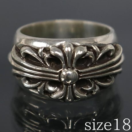 Chrome Hearts Floral Cross Ring #103067