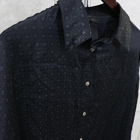 Chrome Hearts Mahal Kita Shirt with CH Plus All-Over Print #102133